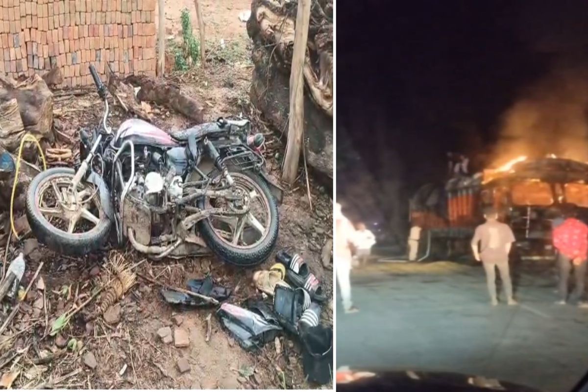 CG News: कार को टक्कर मारकर फरार हुआ ट्रक चालक, पीछे से आए चार युवक हादसे का हुए शिकार