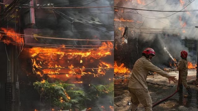 Hauz Rani B&B Fire