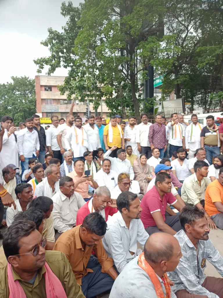 (Nakti Village Displaced Protest)