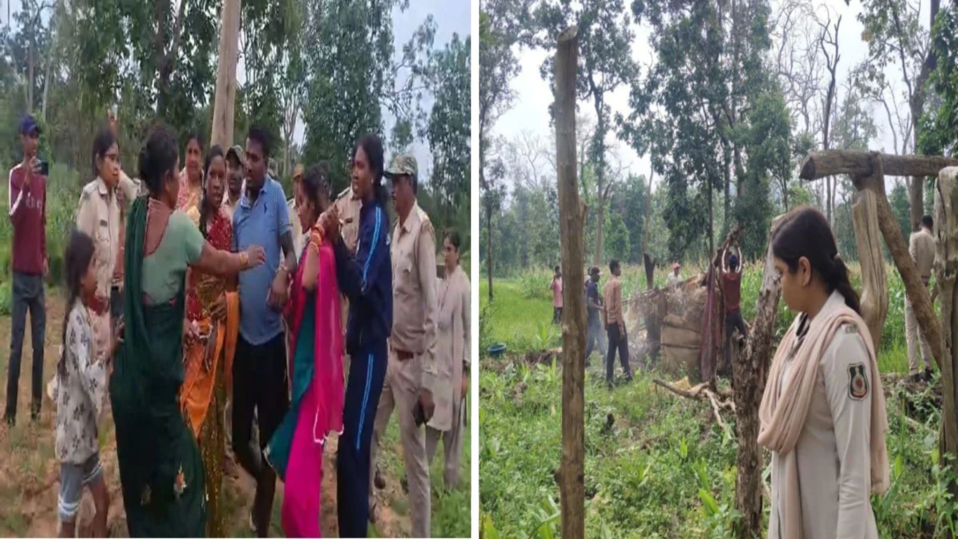 Gariaband News: करका जंगल में अतिक्रमण की जांच करने पहुंची वन विभाग की टीम से ग्रामीणों की झूमाझटकी, थाने पहुंचा मामला